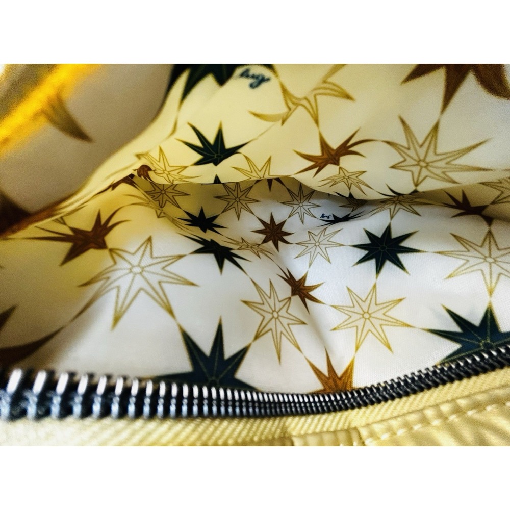 Lug Toss Convertible Crossbody Bag Metallic Gold Purse - Picture 16 of 16